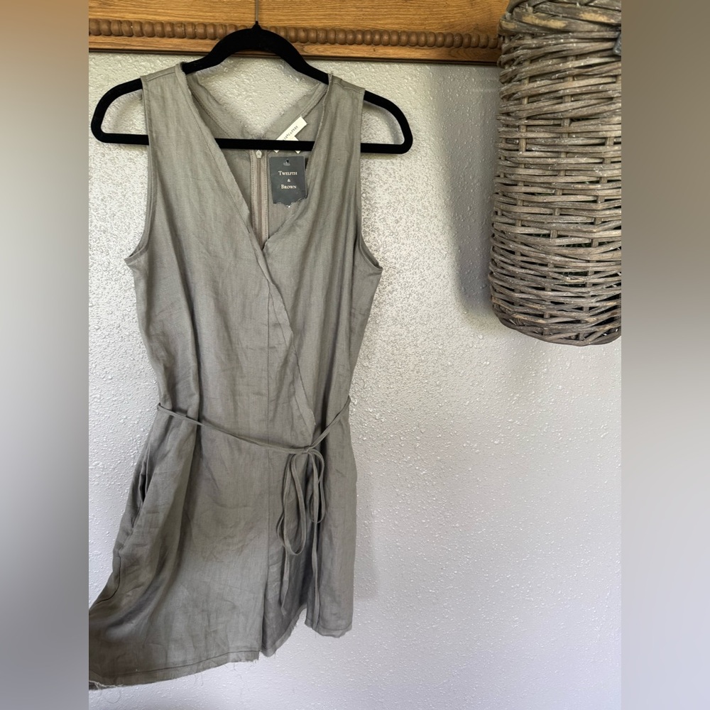 NWT Grade and Gather Linen Romper